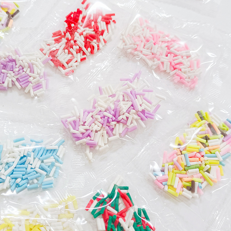 Environmentally Friendly Simulated Sugar Capsules Soft Clay 3g Candy Small Package Cream Glue Guka Hairpin DIY Slime Filling Decoration
