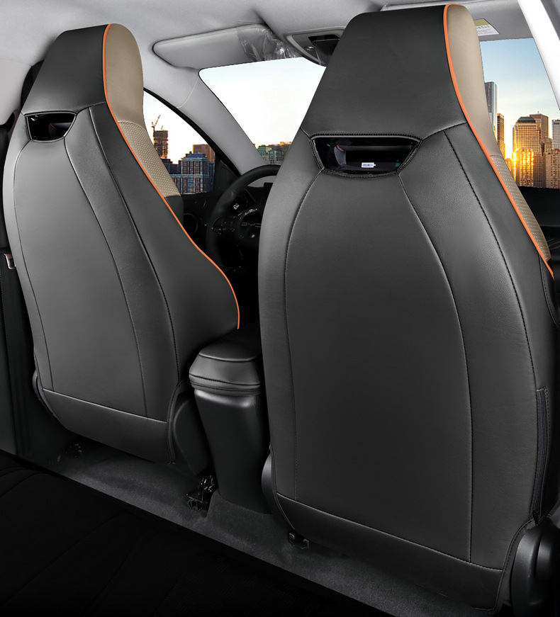 BYD E2 stylish simple wear-resistant dirt-resistant feel comfortable special perforated leather cartoon version 5 color seat cover