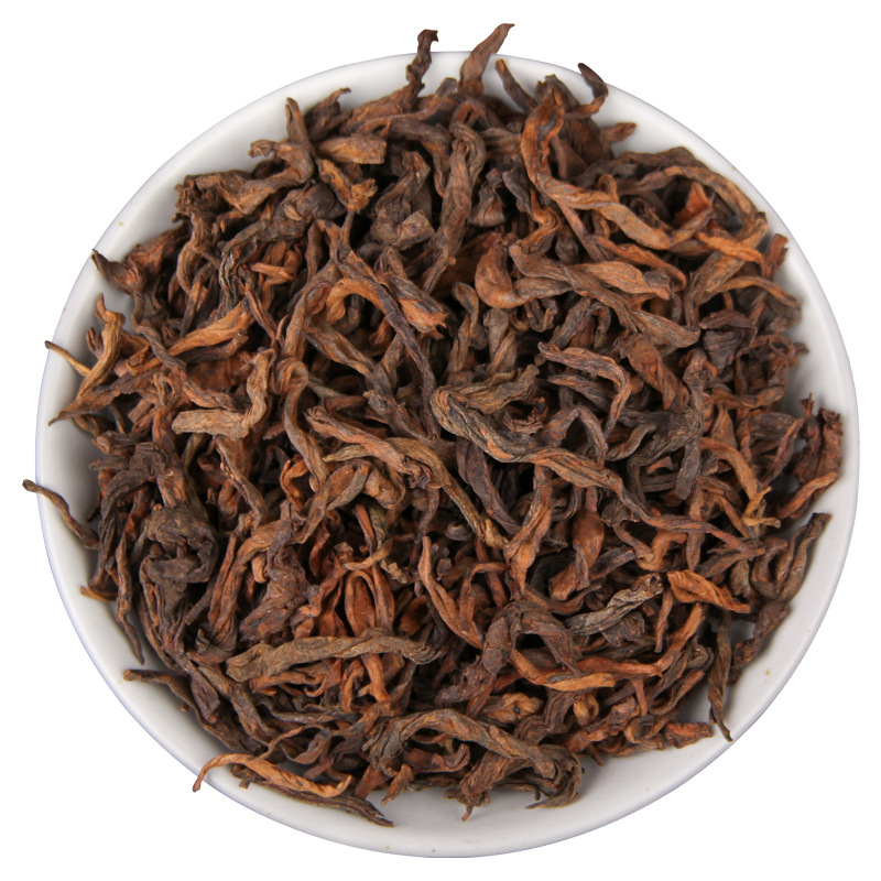 宫廷普洱茶熟茶散茶勐海古熟班章金芽普洱茶特级熟普散装茶叶批发