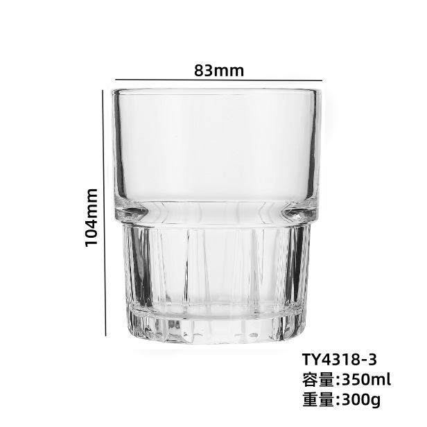 Spot al por mayor tazas de vidrio plegables tazas de agua tazas de cerveza tazas de bebida tazas de té tazas de café tazas de leche tazas de agua impresión logotipo