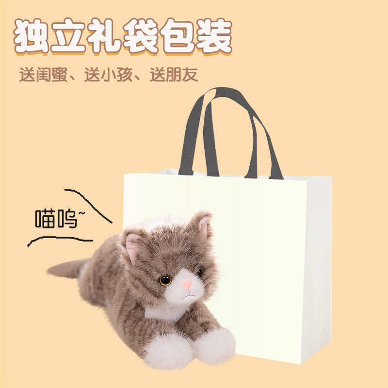 Simulación de muñecas de gatito, muñecas de dormir, muñecas de peluche, juguetes de peluche, regalos del día de los niños, gatitos al por mayor.