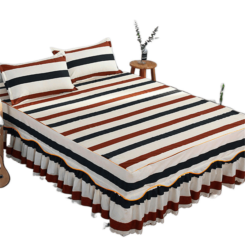 Una sola cubierta de cama de color sólido cubierta de cama de cama coreana sábanas de cama 1 m 1.5 / 2.0 m