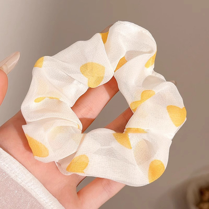 Anillo de cabello perezoso coreano cuerda de cabeza intestino grande niñas de alto nivel de la sensación de cabello de alta elasticidad correa de cabello de cabello super grande