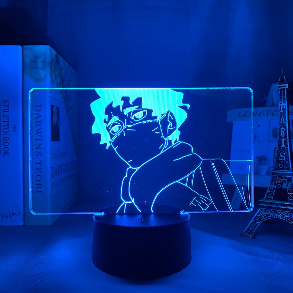 Акриловая ночная LED-лампа с волейболом, минифигура, 3D, подарок на день рождения