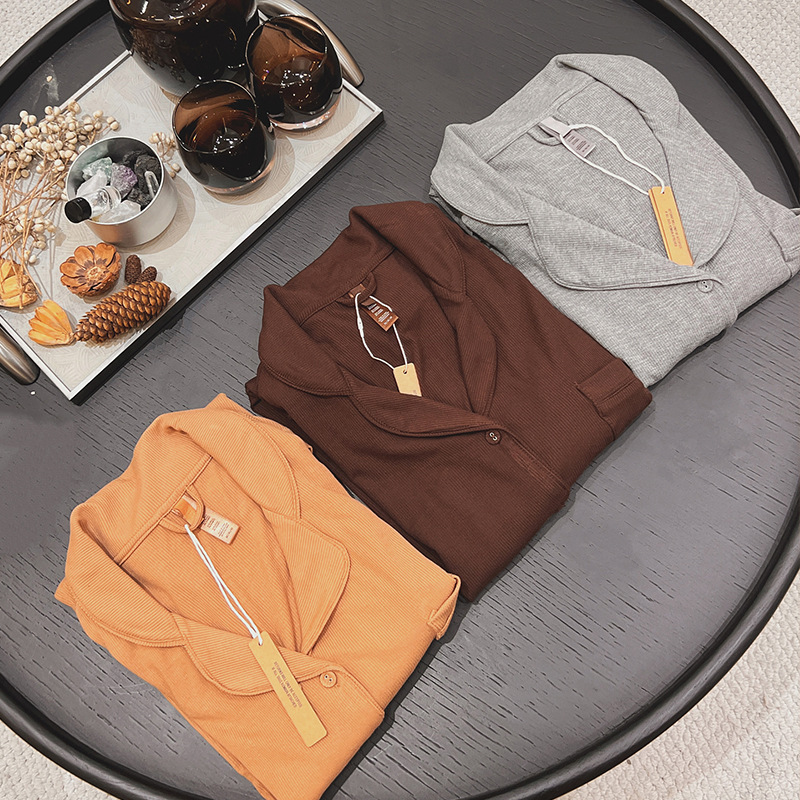 Kaosan Skims European and American High-End Modal Cotton Loungewear 2024 New Spring and Summer Pajamas for Women with Long Sleeves and Long Pants