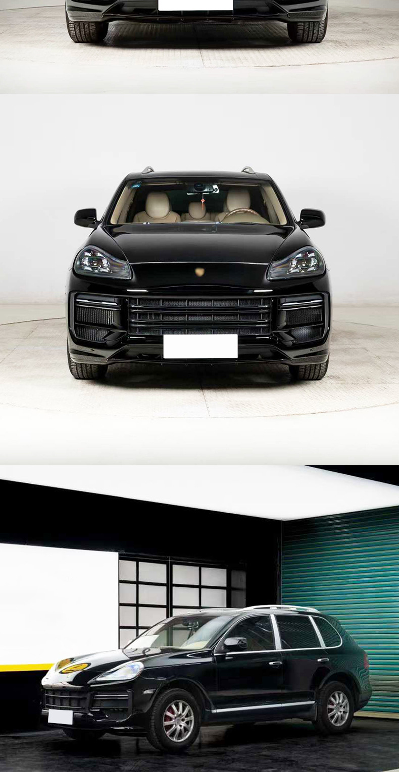 Suitable for Porsche Cayenne 957 Modification and Upgrade to 24-Model Gts Front Bumper Turbo Gt Front Bumper Headlights