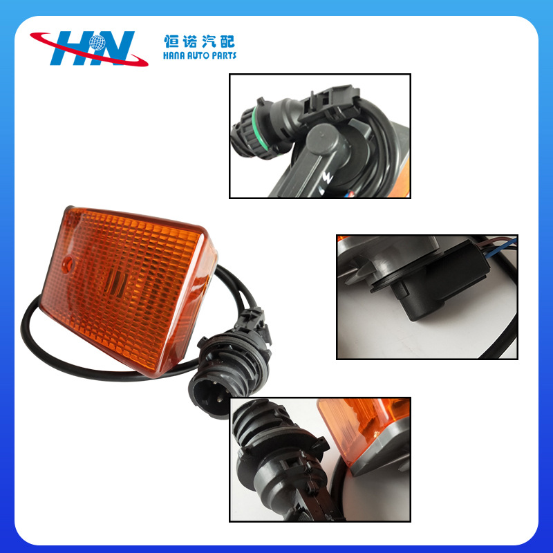 Camión luz de señal de giro camión LED luz lateral adecuada para mercedes-benz bomba de luz lateral 9418200521 9418200921