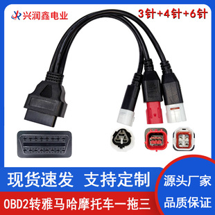 OBD2�B�Ӿ�һ����16pin�D3P+4�+6pin�������R��Ħ�Йz�y���D�Ӿ�