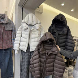新款2026冬季女装羽绒服棉服外套连帽一手货源批发十三行撤柜女装