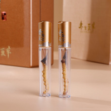 亚克力透明冬虫夏草瓶子虫夏草塑料管可定制LOGO抽真空鲜虫草瓶子