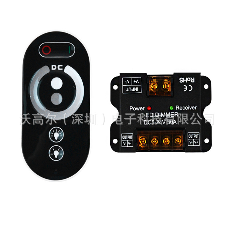 LED Controller Iron Shell High Power Dimmer Light Strip Light with Light Box Monochrome Two-color Temperature RGBWC Controller LED Controller Iron Shell High Power Dimmer Light Strip Light with Light Box Monochrome Two-color Temperature RGBWC Controller