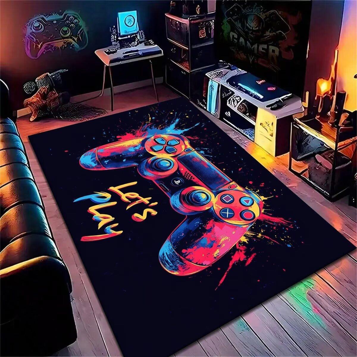 New diatomite gaming anti-slip cuttable carpet mat for entryway and bedroom use