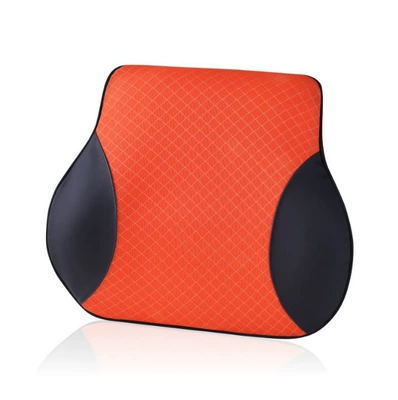 Headrest | cushion - black-and-orange-1-piece-of-mesh-waistrest