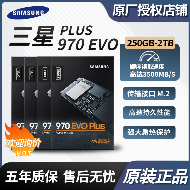 For Samsung 970EVO PLUS 250G/500G/1T/2TB solid state drive desktop notebook M.2
