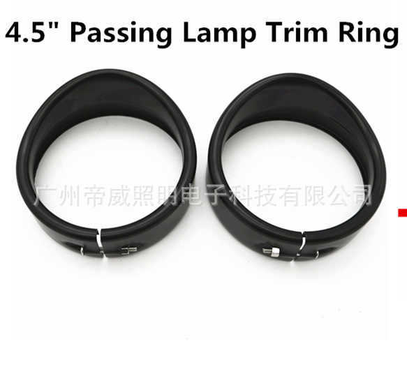 4.5 인치 모자 테두리 블랙