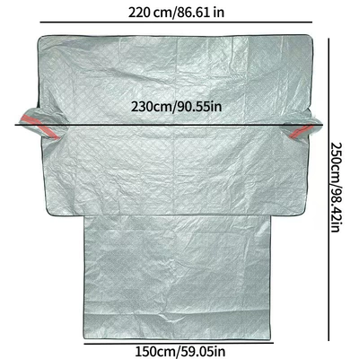 anti-freeze universal model with reflective – Car snow shield - 230250-extended-length