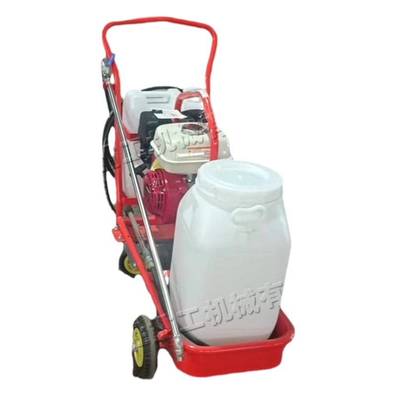 Pequeño esparcidor de asfalto de emulsión empujado a mano rociador de asfalto carretera pit crack esparcidor de asfalto