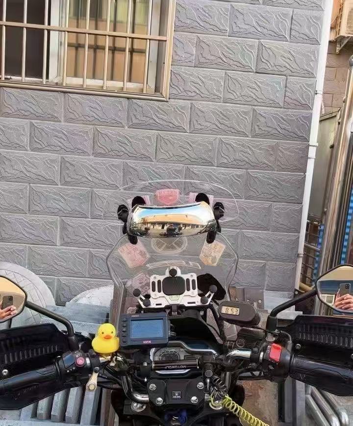 Motorcycle street running sports car windshield wide-angle panoramic rearview mirror auxiliary mirror blind spot mirror 180 degree mirror