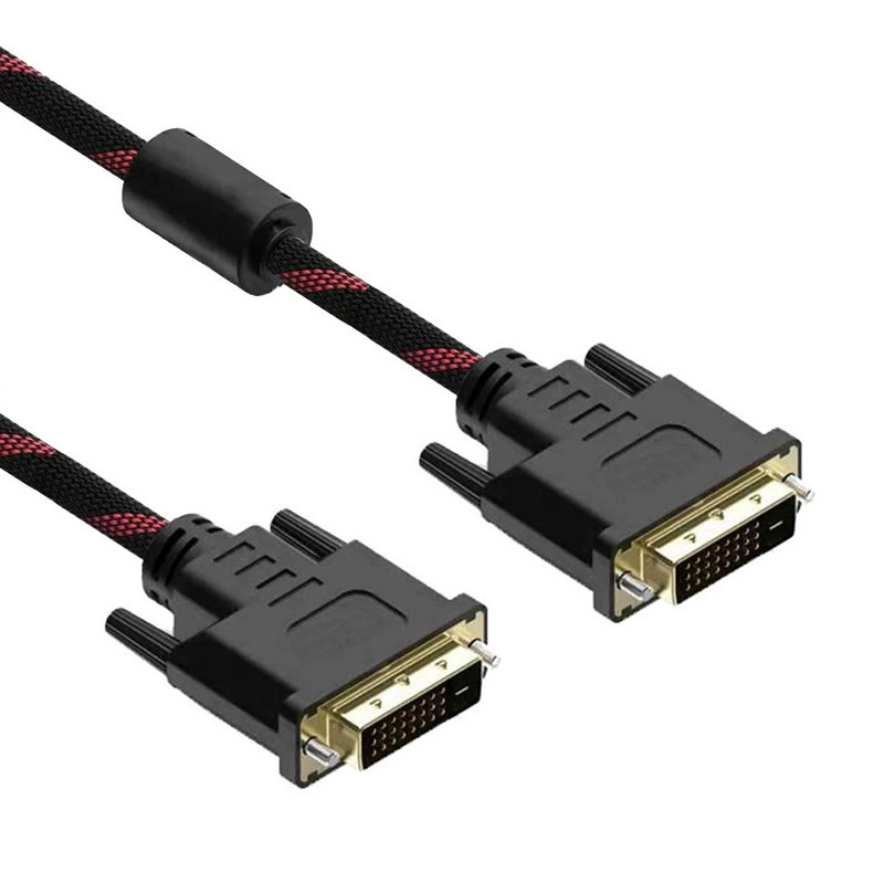 DVI кабель 24+1 компьютерный дисплей длина 1,5 метров, 3 метра, 20 метров DVI видео сигнал кабель проекц