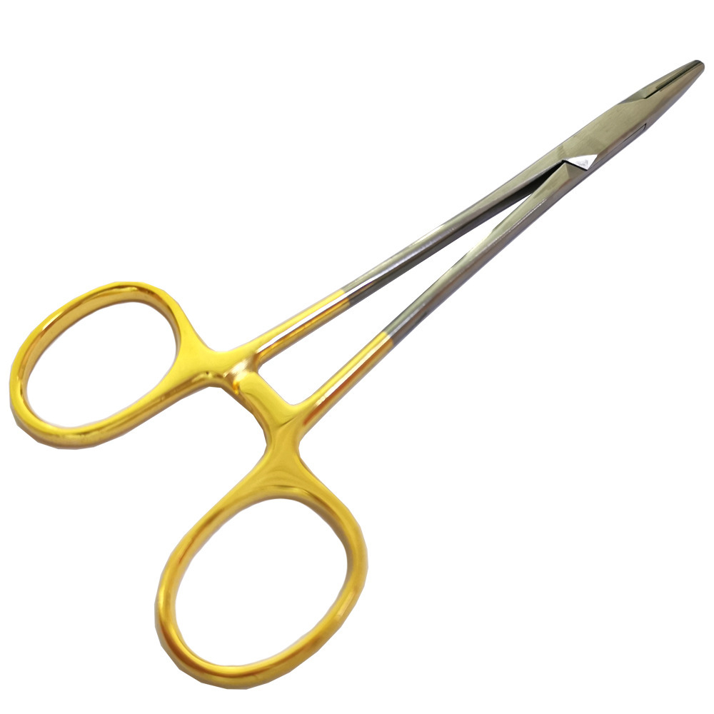 不锈钢金柄镶片持针钳纱剪否none14.3cm不锈钢1433015常规型否否