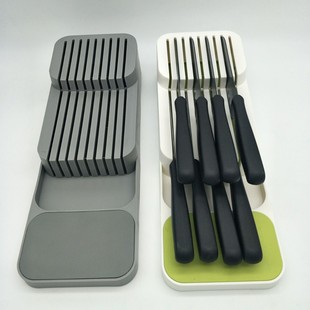 Kitchen Supplies Drawer Divider Drawer Cutlery Storage Tray Knife Divider Storage Organizer