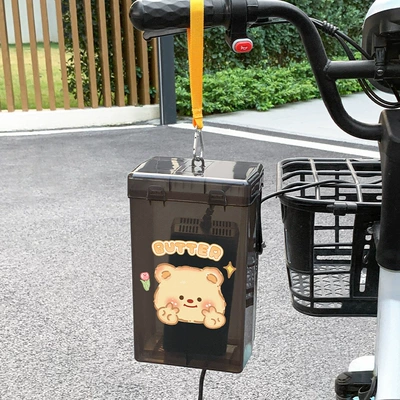 outdoor heat dissipation, battery charger: Other Electric Vehicle Accessories - black-yellow-ribbon-hookbig-head-butter-bear