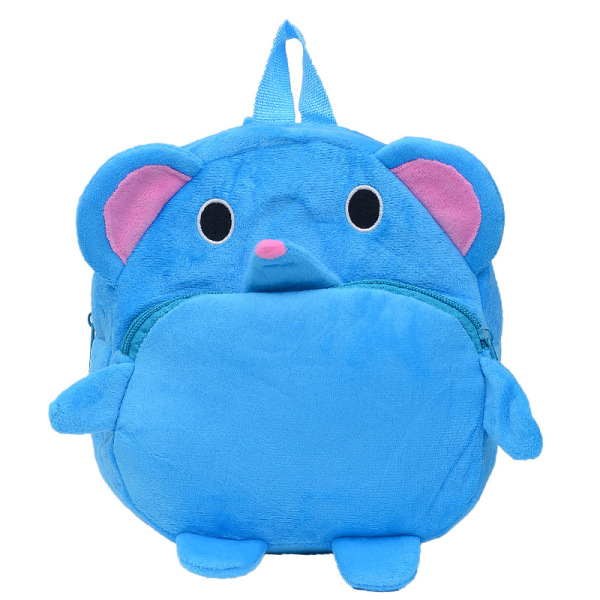 Cute children's plush school bag