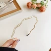 10350A small pearl wave hair hoop