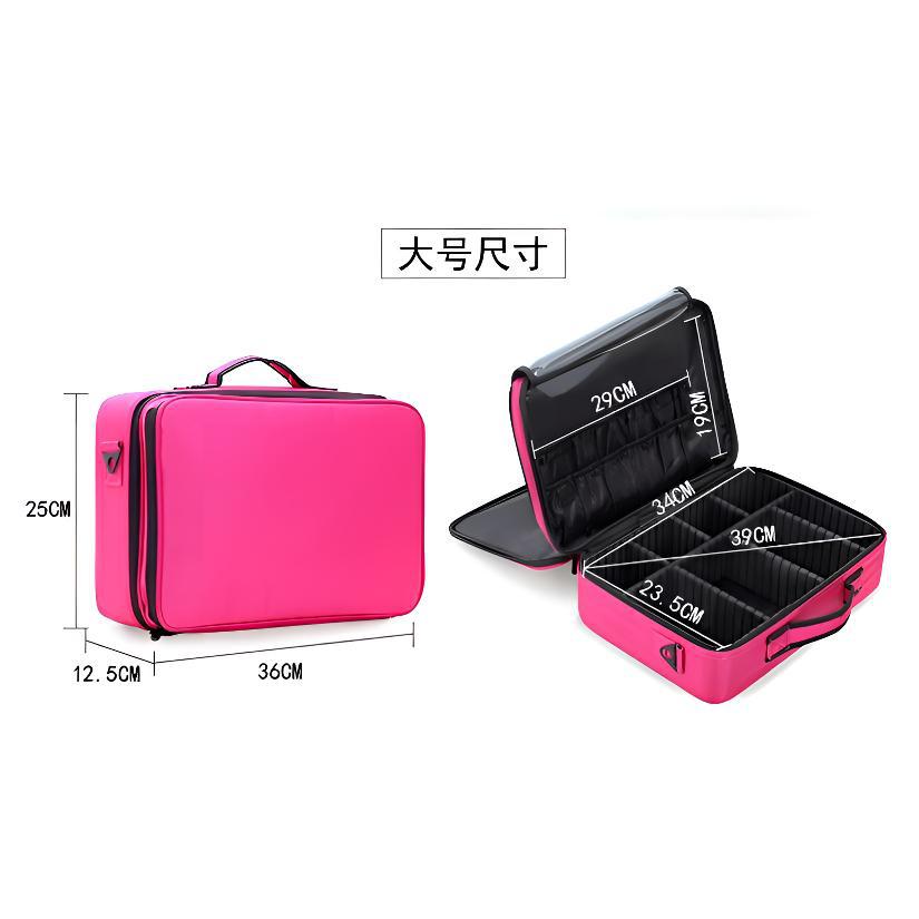 Fabricantes transfronterizos maquillaje bolsa de maquillaje de gran capacidad maquillaje portátil maquillaje manicura tacones maquillaje caja de almacenamiento