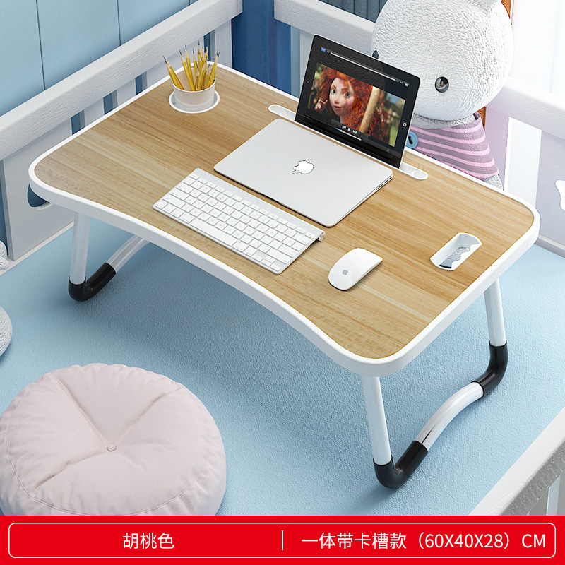 Escritorio de cama mesa plegable dormitorio de casa simple mesa de estudio mesa perezosa cama plegable mesa pequeña