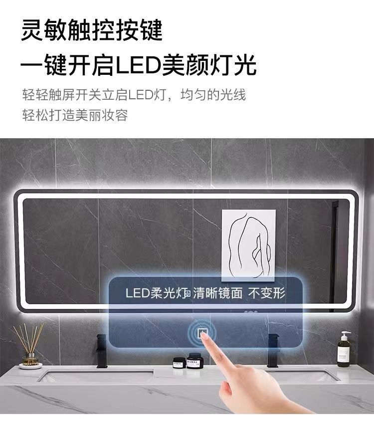 Modern and simple marble double-basin bathroom cabinet combination, washbasin, public bathroom, floor-standing bathroom undefined