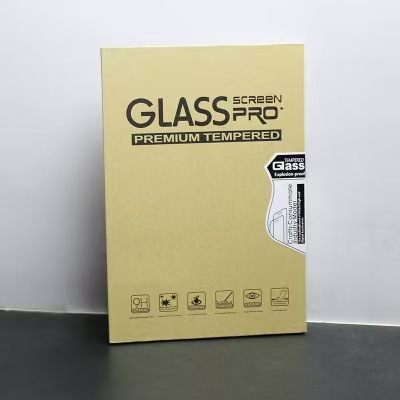 Suitable for Apple Tablets, High-Definition Curved Edge Tempered Film, Explosion-Proof Film, Kraft Paper Packaging, Tablet Tempered Film Suitable for Apple Tablets, High-Definition Curved Edge Tempered Film, Explosion-Proof Film, Kraft Paper Packaging, Tablet Tempered Film