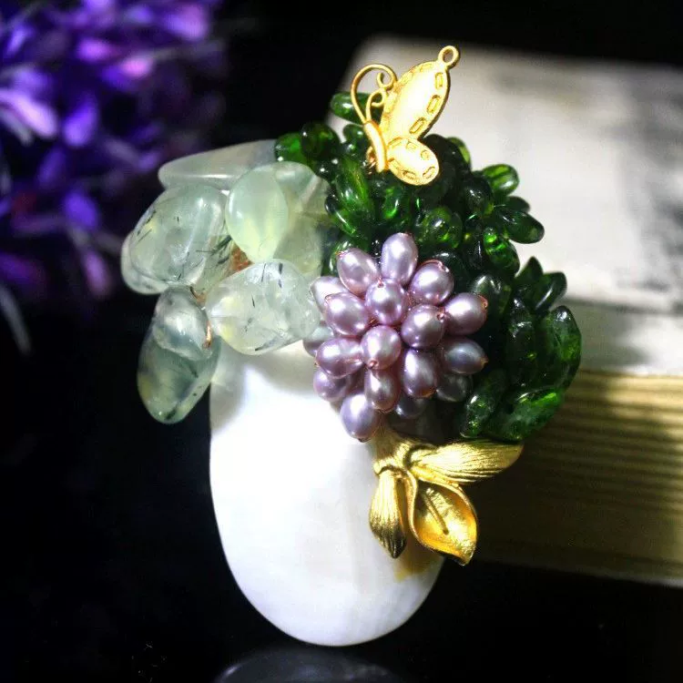 Брошь, подвеска handmade, дизайнерские украшения