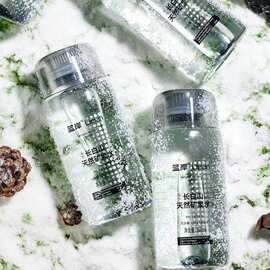 蓝岸长白山天然矿泉水弱碱低氘饮用水商务水380ml /12瓶