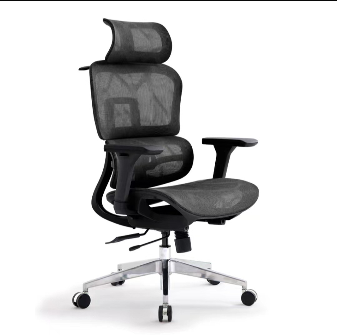 Silla ergonómica cómoda silla de oficina de larga duración Silla de computadora para el hogar SILLA DE personal Silla de entrenamiento de conferencias soporte de cintura ajustable