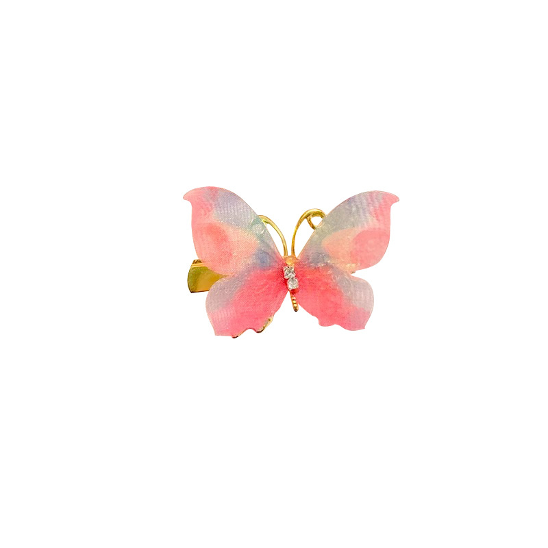 Clips para el cabello de los niños se moverá, clips para el cabello de mariposa de diamante, clips para el cabello de cabello lindo, clips para el lado, clips para el cabello roto, clips para el bang