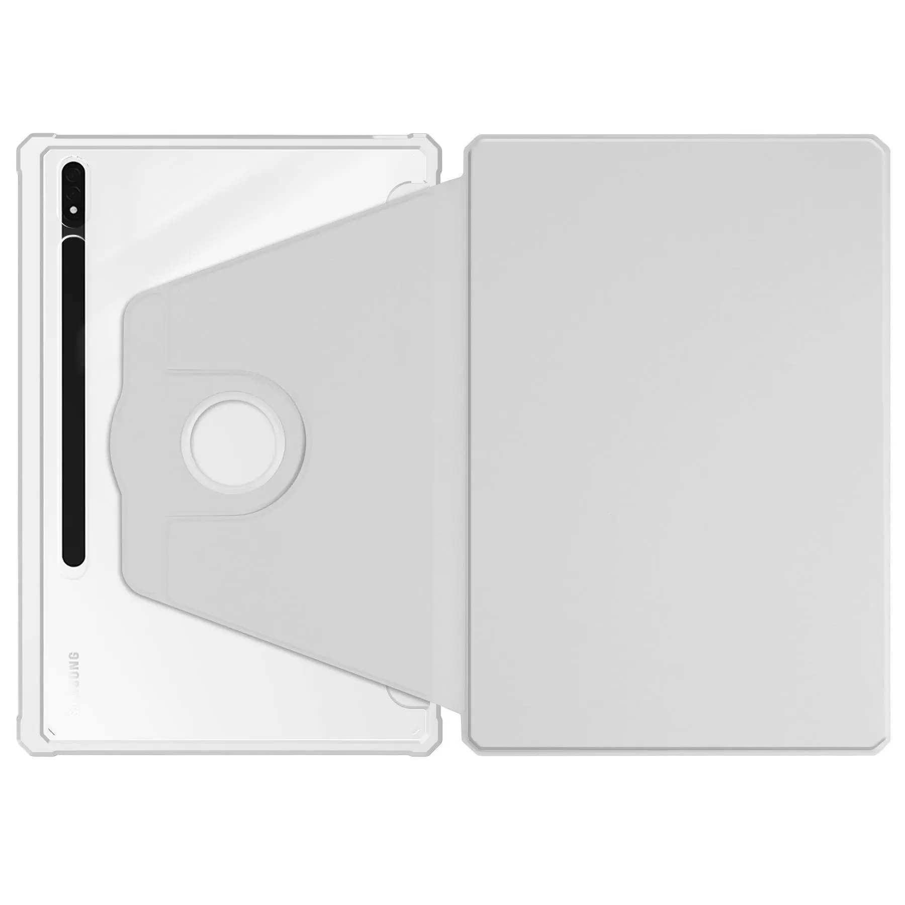 Suitable for Samsung S6Lite Case A8 X200 Acrylic T970 Rotating Cortex S8/S7 tablet hard shell