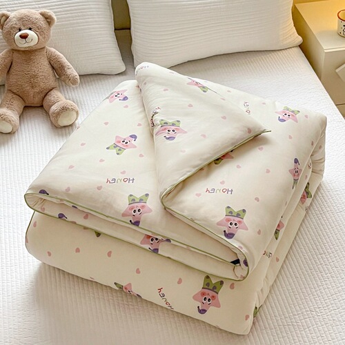 Soy fiber quilt spring and autumn quilt core thickened winter quilt quilt air-conditioned quilt student single dormitory quilt autumn and winter