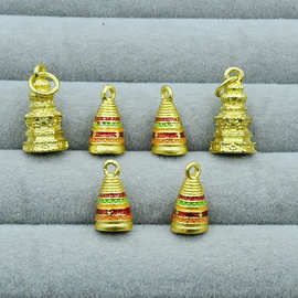 合金配件文昌塔许愿塔五条经文扎基拉姆吊坠diy饰品挂件手链