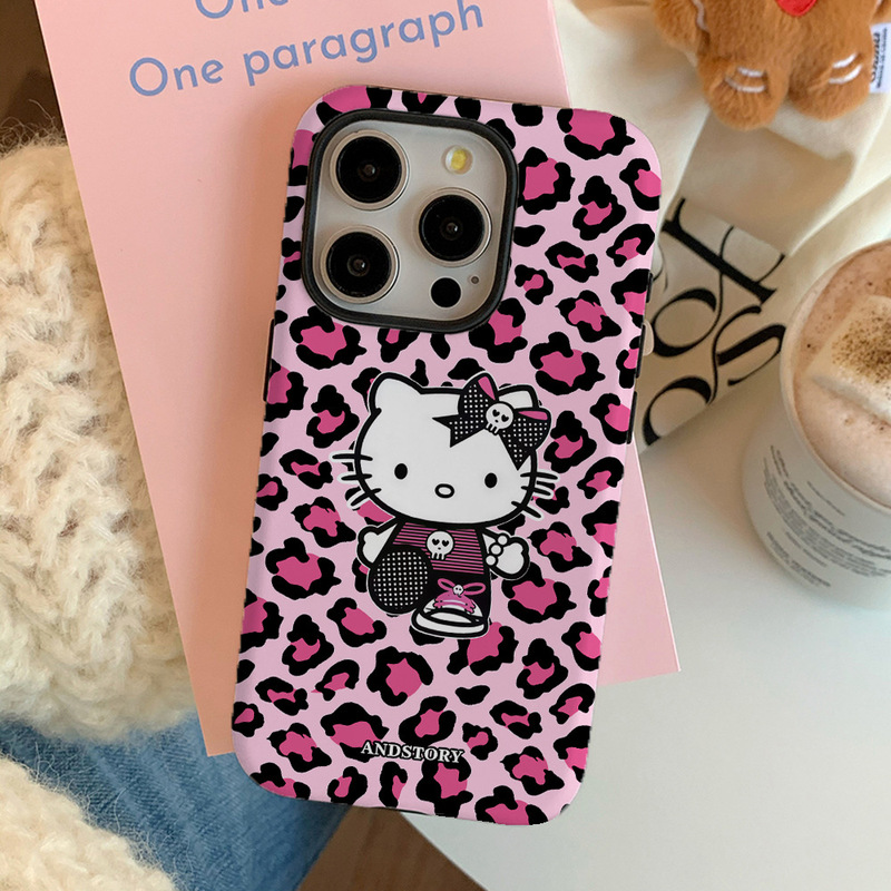 Leopard Print Cat Film Magnetic Two-In-One Suitable for Apple 16Pro Mobile Phone Case 15/14/13/12 Soft Shell Hard Shell Leopard Print Cat Film Magnetic Two-In-One Suitable for Apple 16Pro Mobile Phone Case 15/14/13/12 Soft Shell Hard Shell