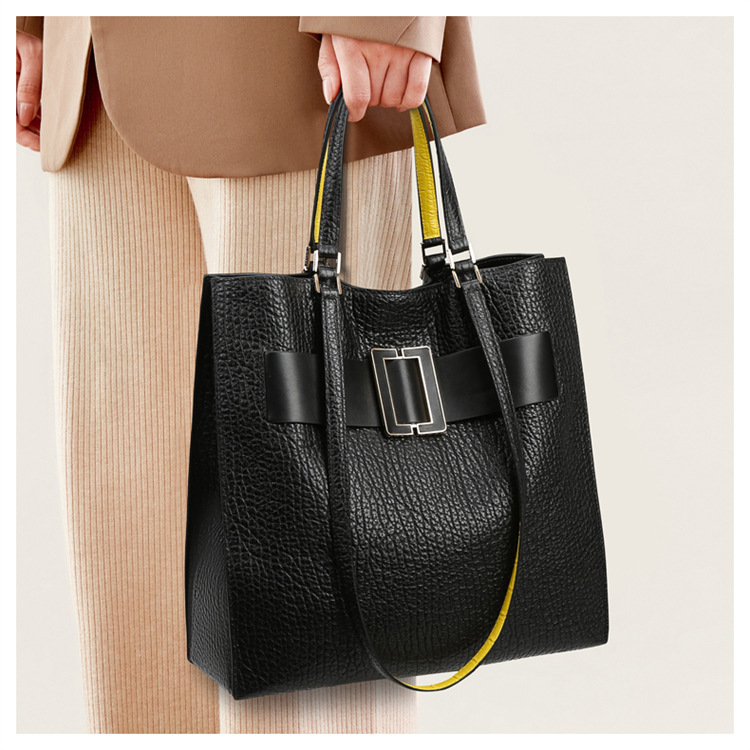 New Hot Selling Women's Bag High End Soft Leather Tote Bag Women's Texture Versatile Large Capacity Women's Handbag Can Be Shouldered_voghion.com