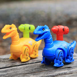 儿童恐龙按压滑行小汽车惯性回力6个月男女1一2岁3宝宝益智玩具车