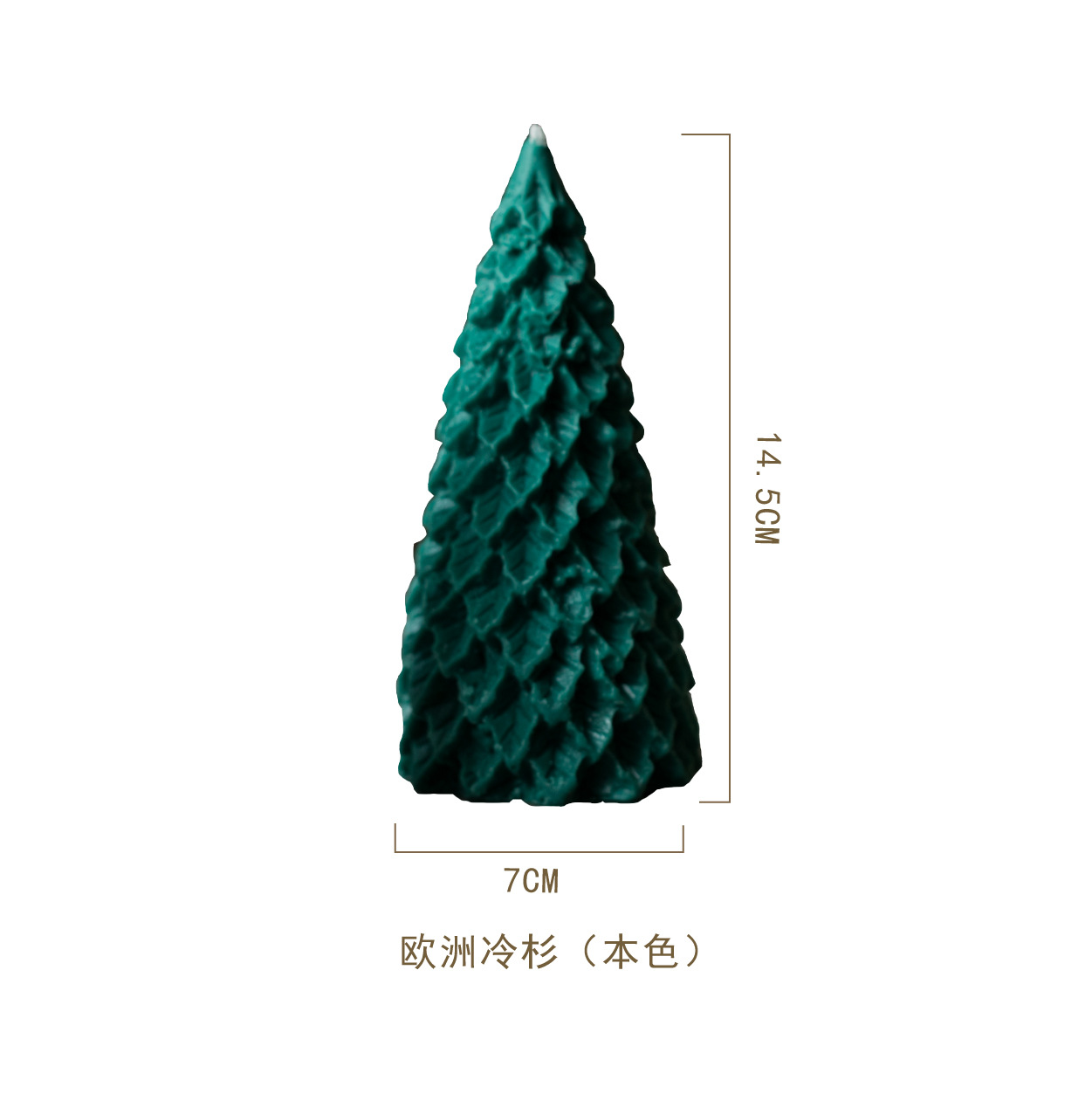 Vela aromática navideña hecha a mano, adorno verde para decoración del hogar, regalo de Año Nuevo, cera de palma, copo de nieve