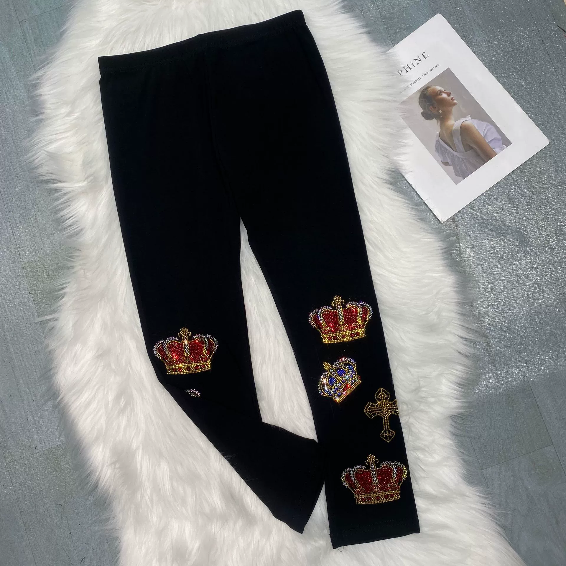 Брюки, безопасные лосины, европейский стиль, крупный размер, slim fit