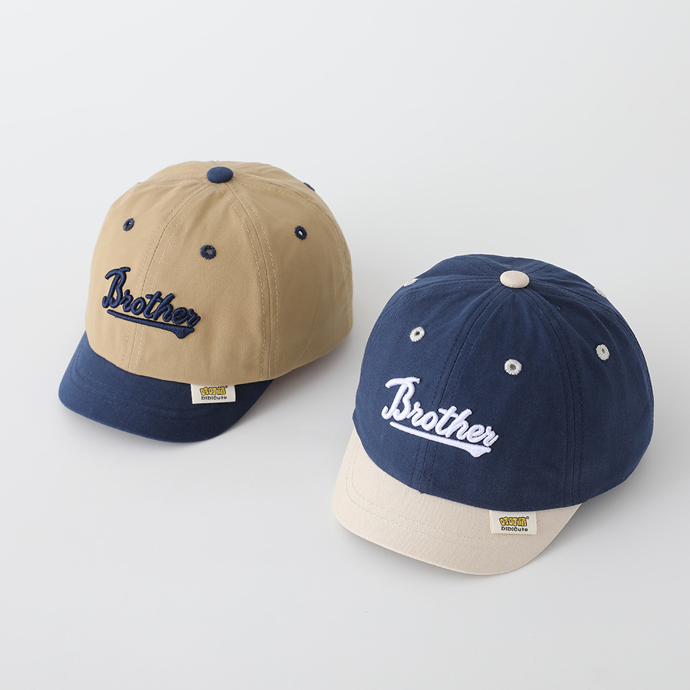 Cappello da sole casual per bambino con blocco di colore_voghion.com