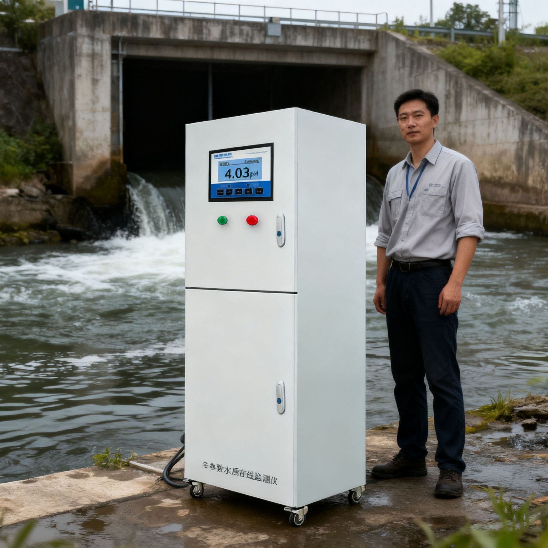 进出水口排放污水检测仪多参数水质在线监测仪cod氨氮污水分析-阿里巴巴