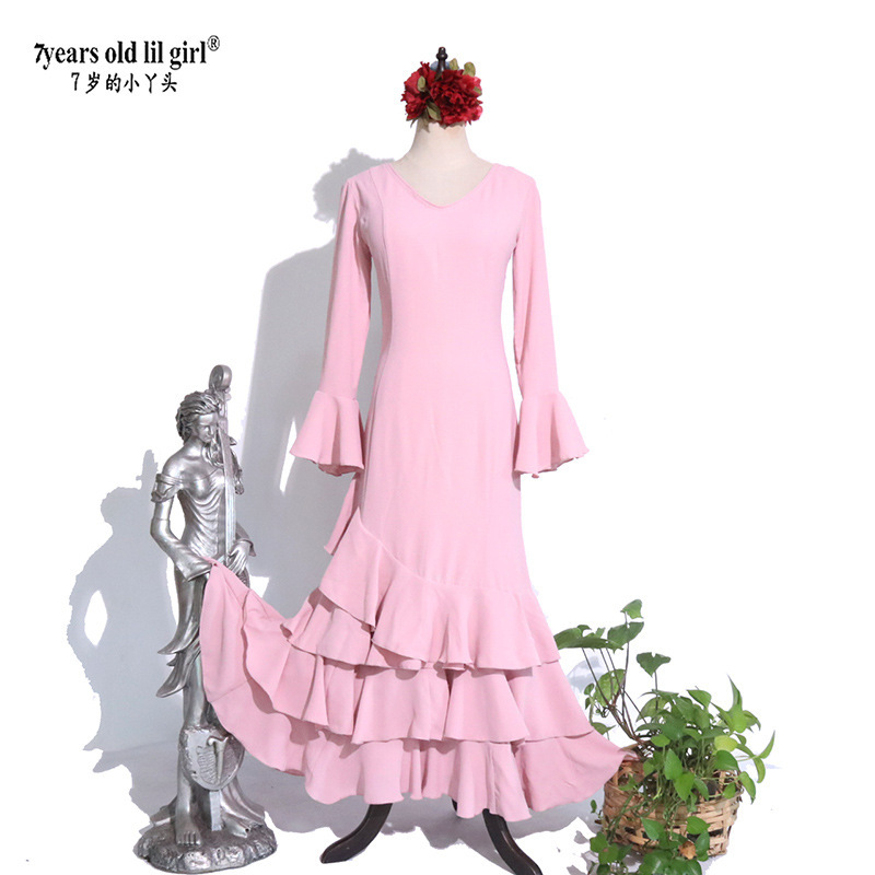 Original Brand Flamenco Spanish Dance Dress Performance Costume Dance Dress Ebe22