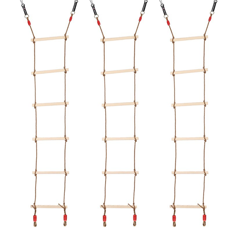 Red House Amazon крытые спортивные сооружения на открытом воздухе качели шестиступенчатая деревянная детская лестница для подъема по напорному отверстию