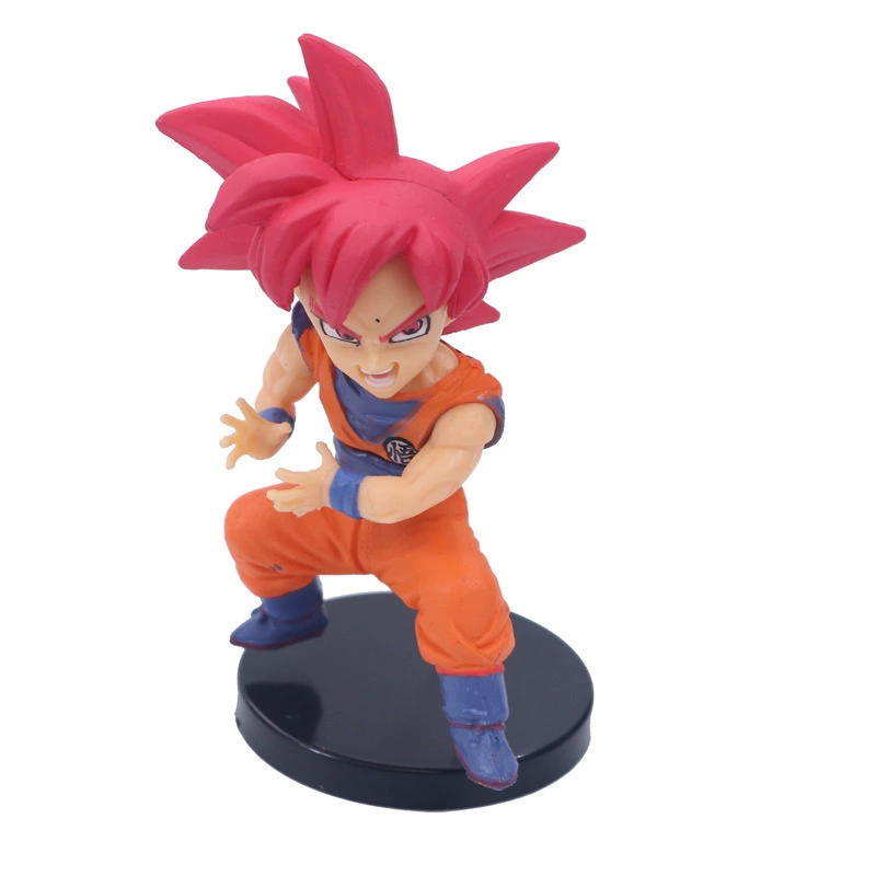 Версия Dragon Ball Q 9 поколения 6 Гоку двуразмерные фигуры анимационные украшения ручные фигурки автомобильные украшения офисная декорация