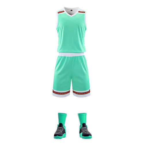 Quick wholesale game training team uniform jersey college basketball jersey sports cross-border foreign trade basketball uniform suit for men